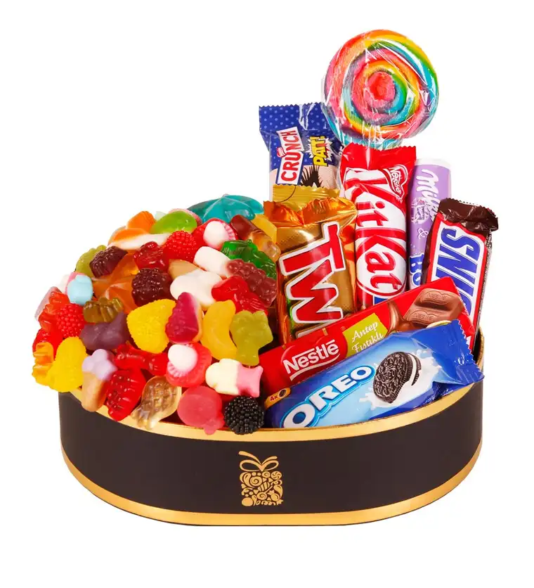 Golden Jelly Ve Çikolata Kutusu - Diyarbakır çiçek siparişi