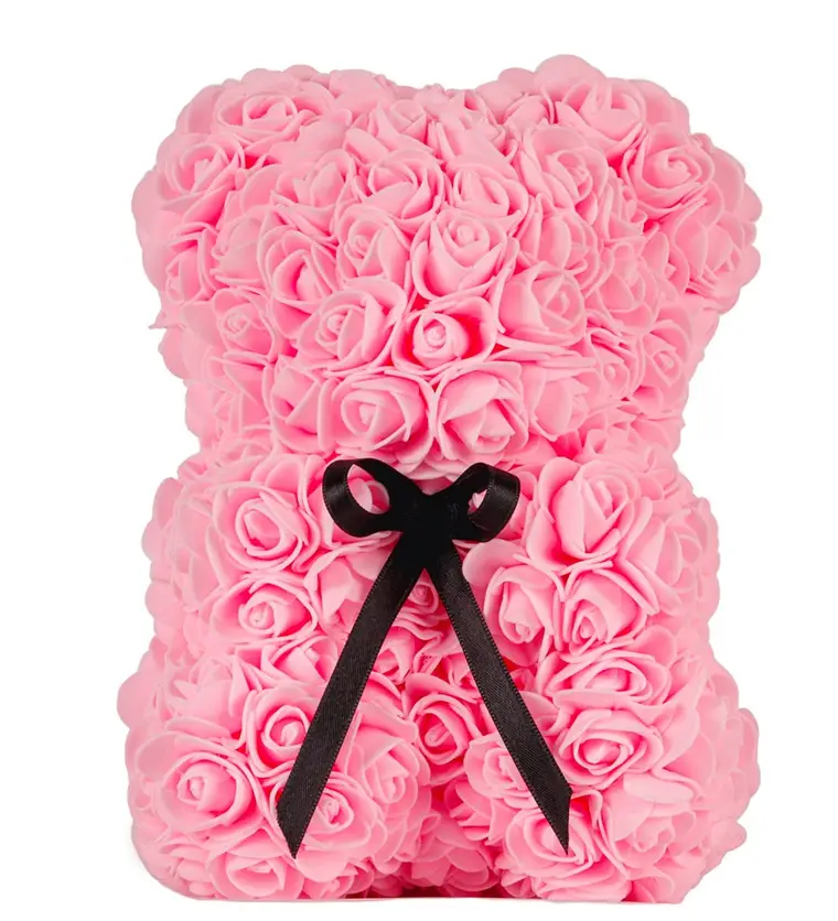 Little Teddy Rose Bear - Pembe Gül Ayıcık - Adana çiçek siparişi