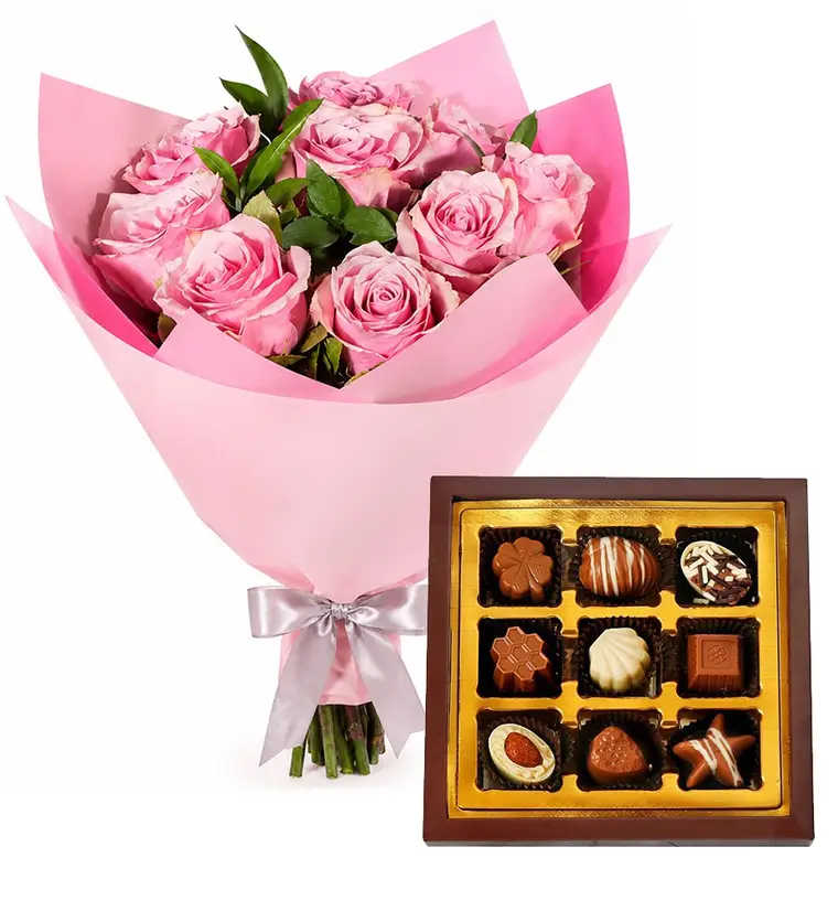 Forever Pink Chocolate - Kastamonu çiçek siparişi